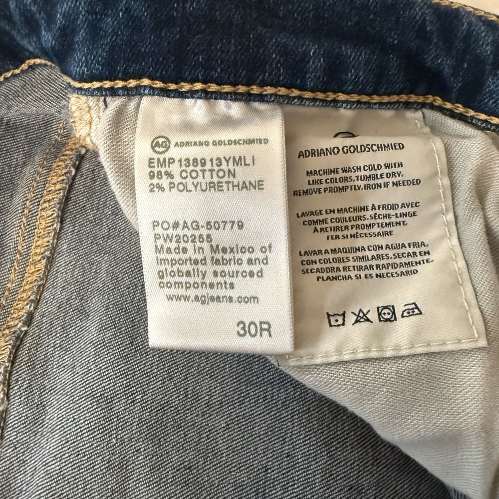 AG Adriano Goldschmied Dark Blue Legging Ankle - Picture 8 of 8